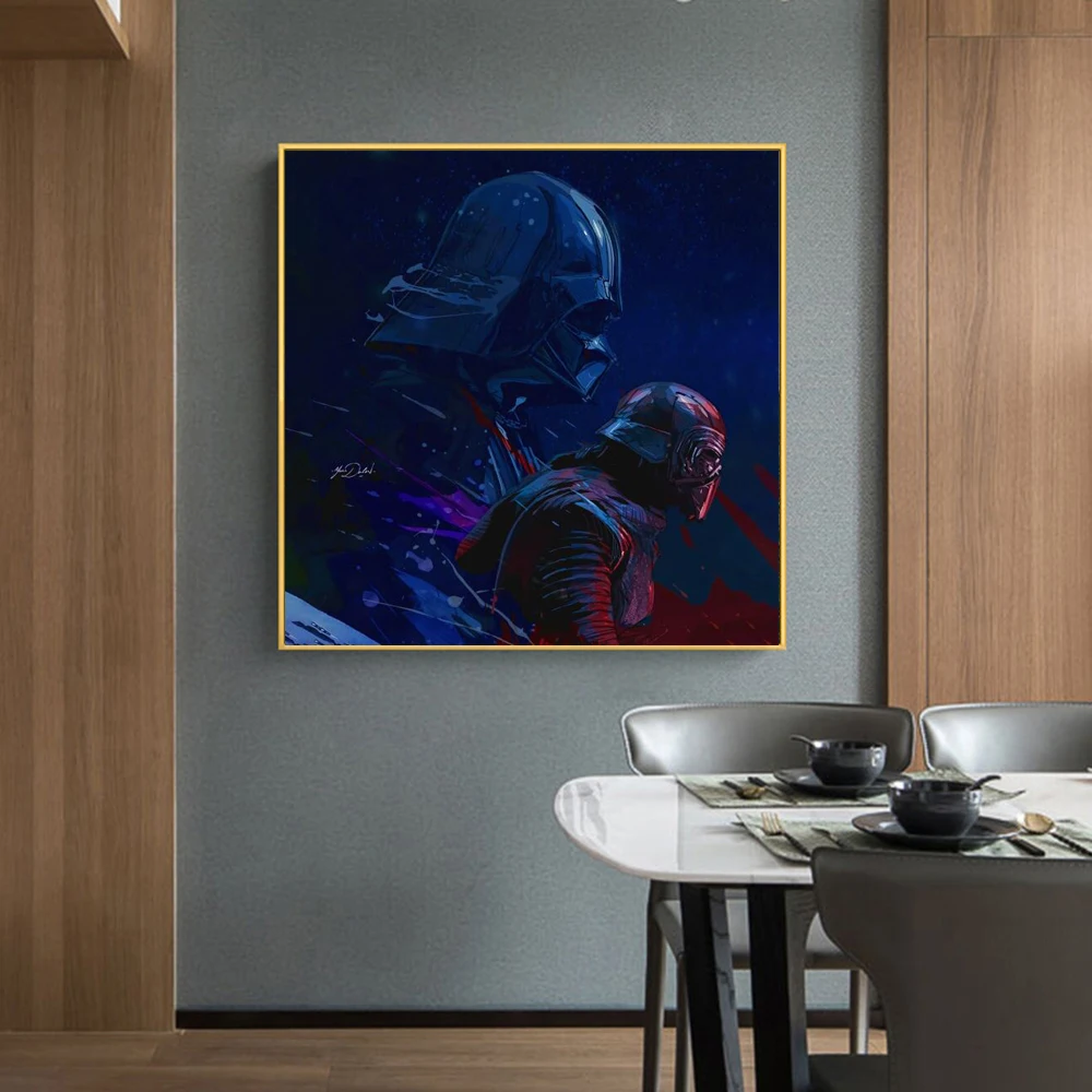 Marvel Movie Posters and Prints on Canvas Painting On the Wall Art Darth Vader Pictures for Living Room Wall Home Decoration