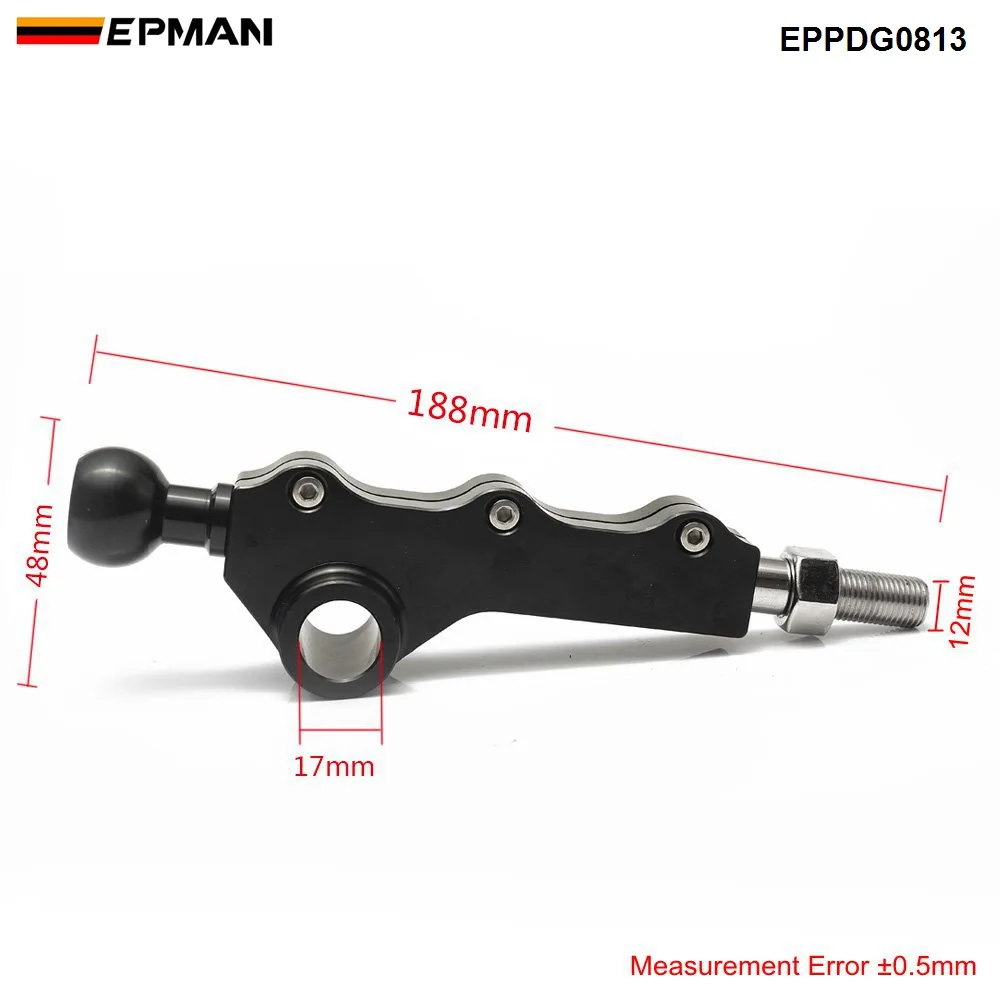 EPMAN For Subaru WRX Legacy Outback 2008-2013 Aluminum Adjustable Short Height /Throw Shifter Racing EPPDG0813