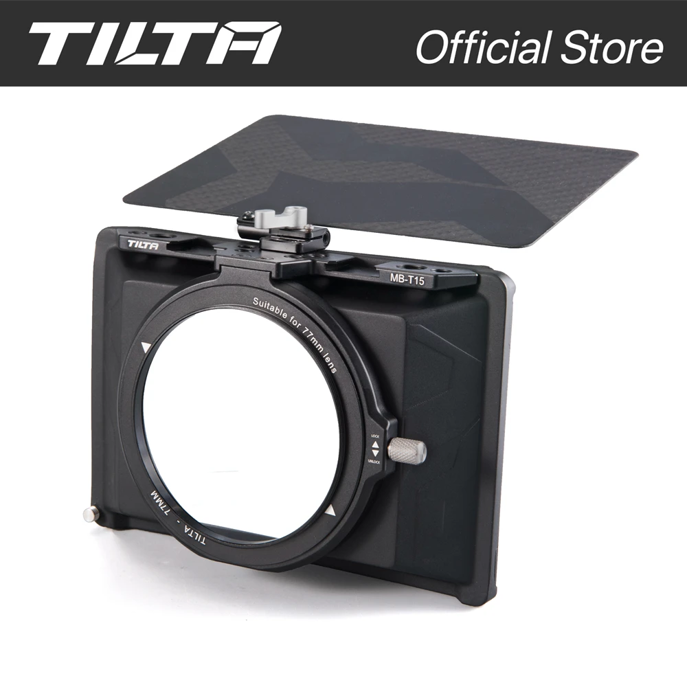 TILTA MB-T15 4*5.65 Mini Matte Box Carbon Fiber Top Flag For DSLR Mirrorless Camera for Sony fx30 FX3 for Canon