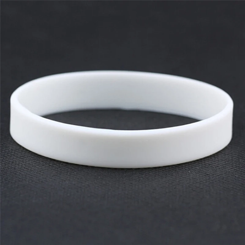 Silicone Rubber Wristband Flexible Wrist Band 12 Colors Cuff Bracelet Sports Casual Bangle For Women Men Wholesale Браслет