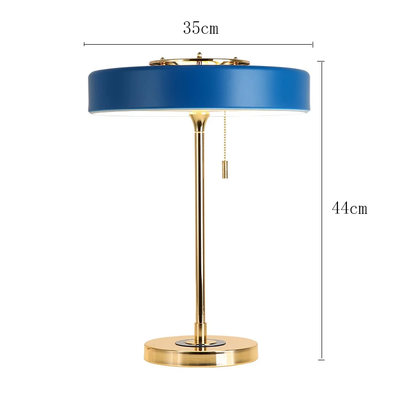 Lámpara de mesa negra nórdica, luz moderna, lámparas de escritorio de lujo para dormitorio, mesita de noche, sala de estar, estudio, decoración del
