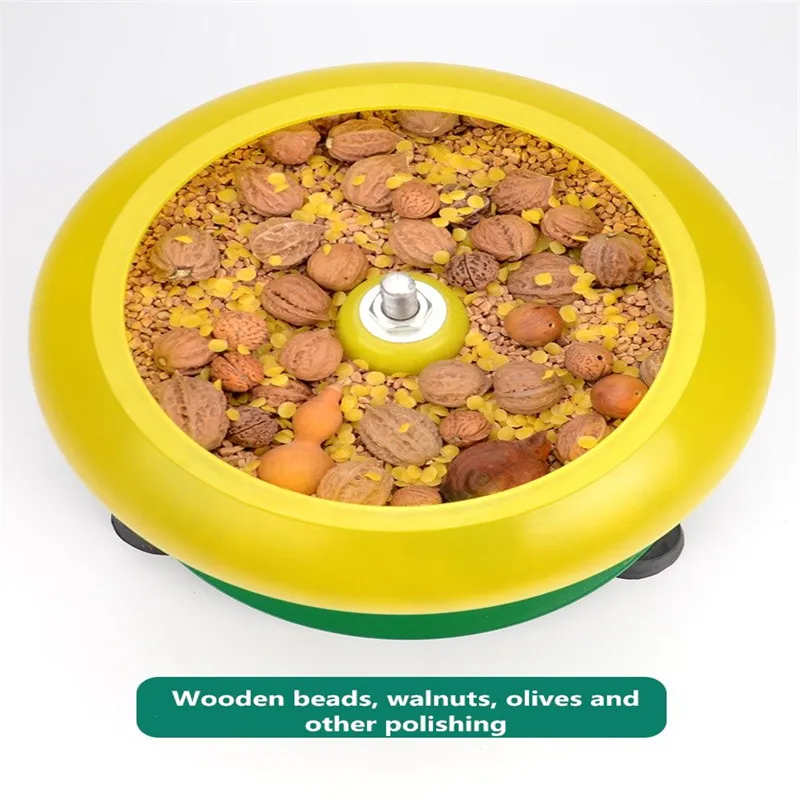 Imagem -05 - Máquina de Polimento da Vibração da Joia do Jade 220v e Máquina de Enceramento para Remover Rebarbas do Metal e Manchas de Superfície do Metal Limpo