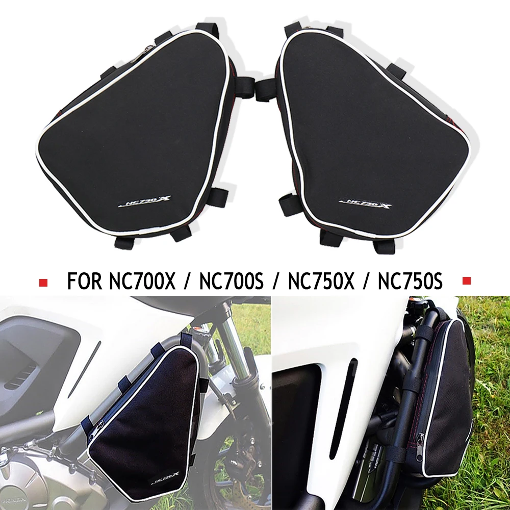 

New Bumper Frame Crash Bars Bags For Honda NC750X NC750S NC700X NC700S Repair Tool Placement Waterproof Bag Package Toolbox