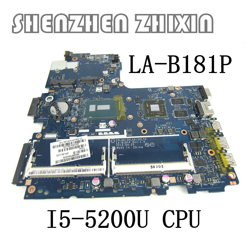 

yourui for HP ProBook 450 G2 440 G2 laptop motherboard i5-5200U 1GB 799558-501 799558-601 799558-001 ZPL40 LA-B181P tested ok