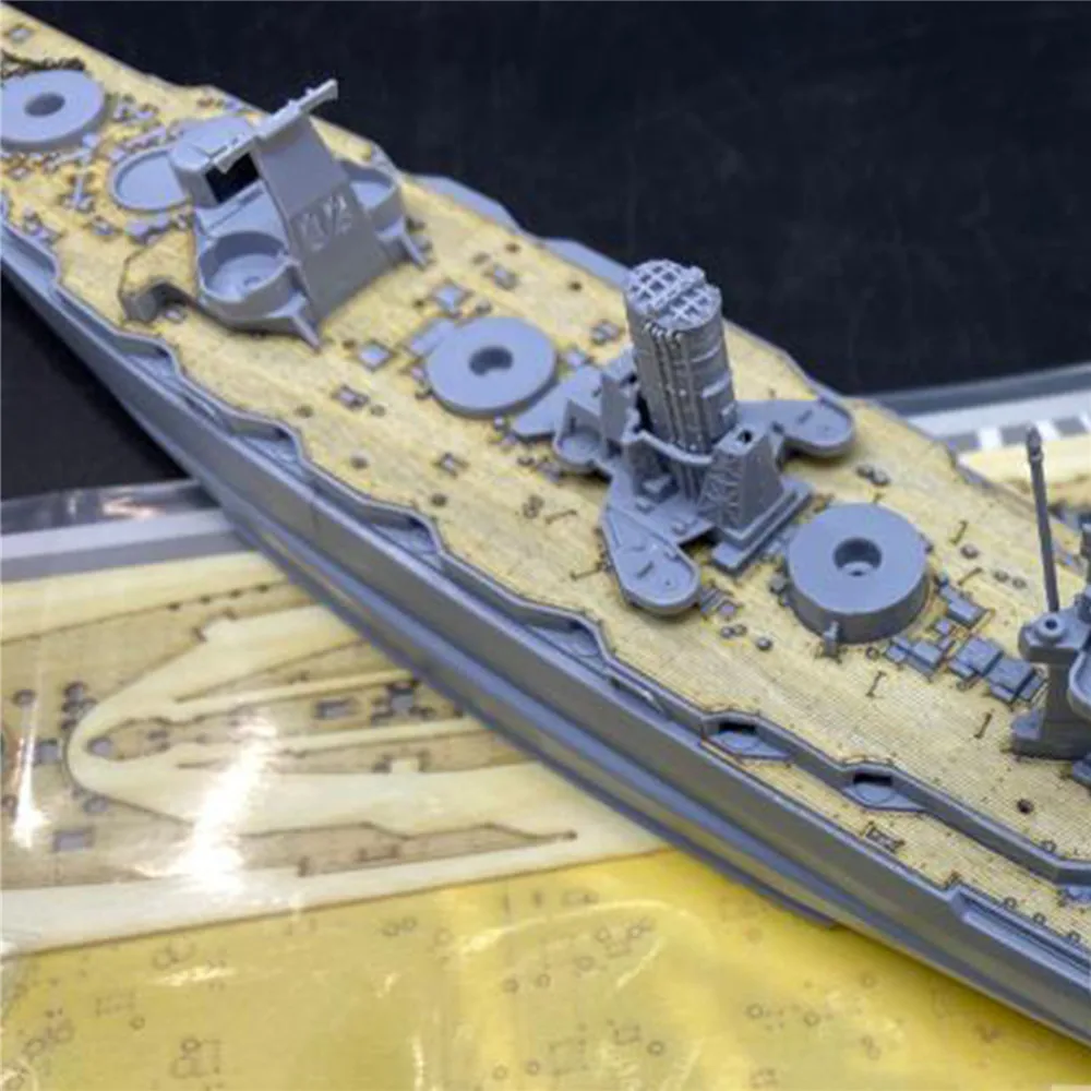 Voor 1/700 Fuso Slagschip W/Aoshima 05977 Schip Model Houten Dek Masking Vel Diy Upgrade Kits