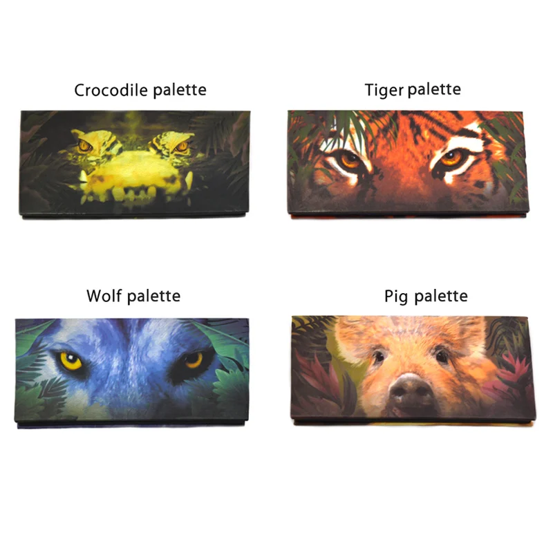 12 color Matte Animal Eyeshadow pallete Palette Nude Makeup Glitter Pigment Smoky Eye Shadow Cosmetic faced make up naked paleta