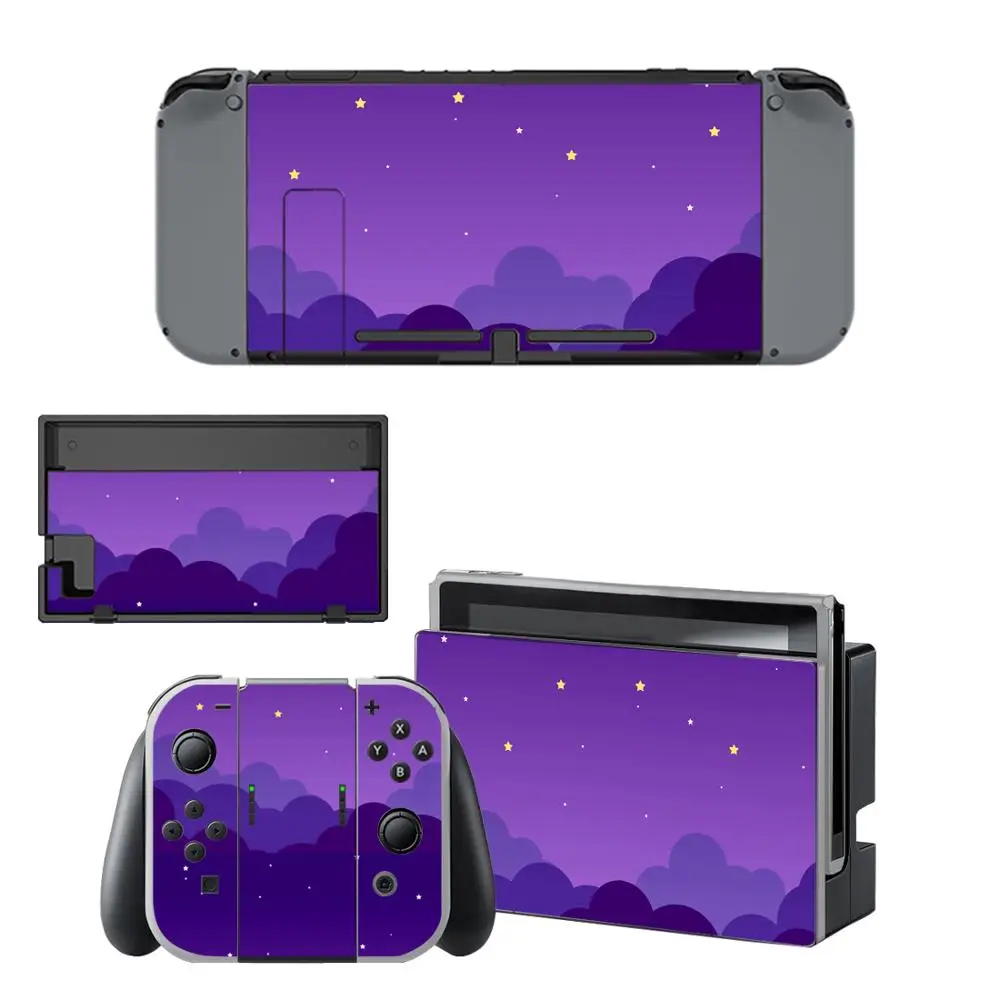 Sterrenhemel Cloud Skin Sticker Sticker Voor Nintendo Switch Console En Controller Voor Ns Vreugde-Con Schakelaar Skin Sticker vinyl