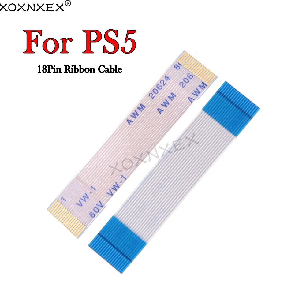 

XOXNXEX 100pcs Touch Flex Ribbon Cable 18pin For PS5 Controller 18 Pins Touchpad Connect C