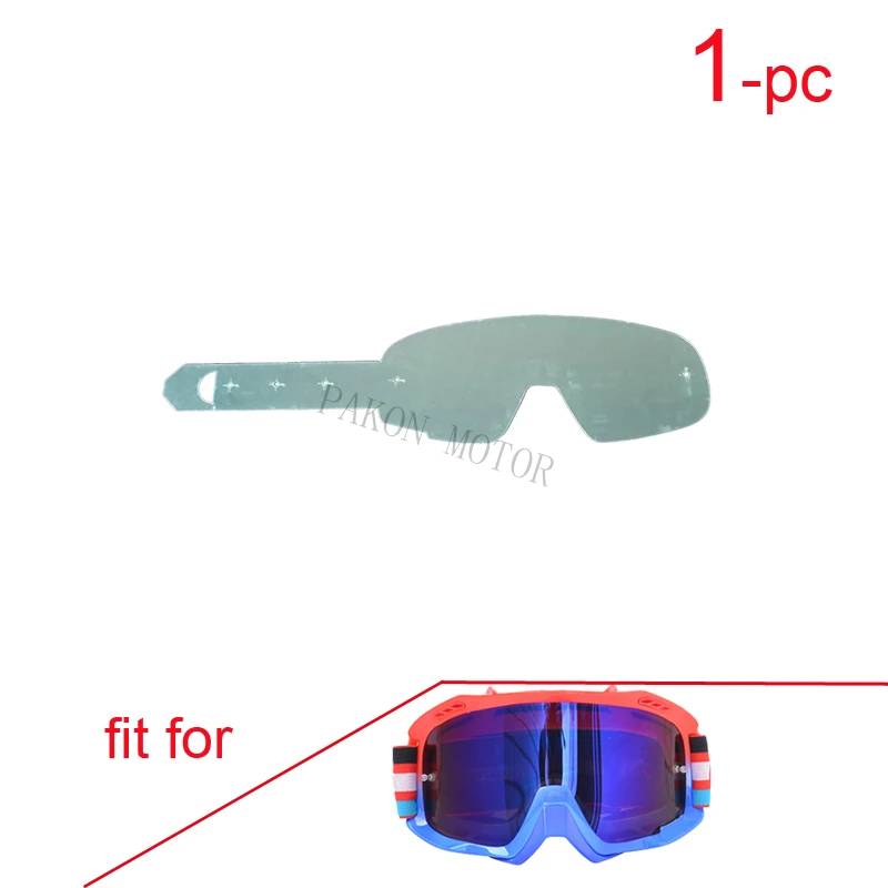 Tear Off Film of Goggles for FOX Sunglasses Lens Protective Rubber Dirtbike Tearable offs Plastic Cover Eyes Safety Accessories