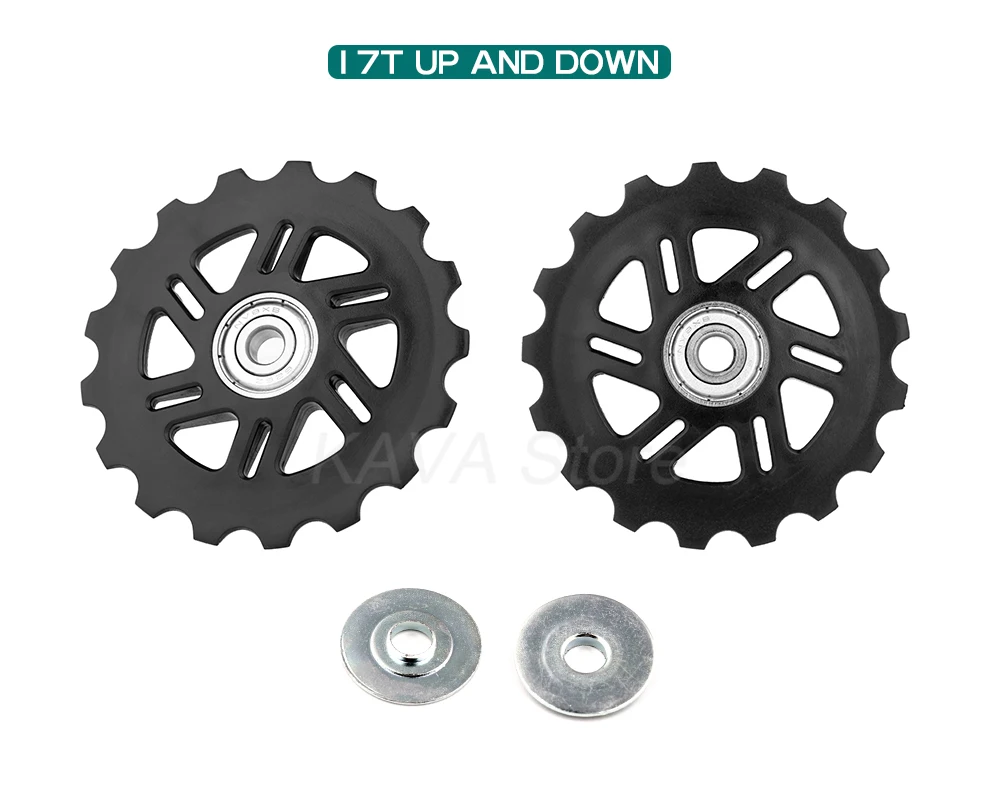 WUZEI Fahrrad Pulley 11T 12T 13T 14T 16T 17T Schaltwerk Pulley Rennrad jockey 7-12 Geschwindigkeit Guide Rad für Shimano SRAM – Detail 13