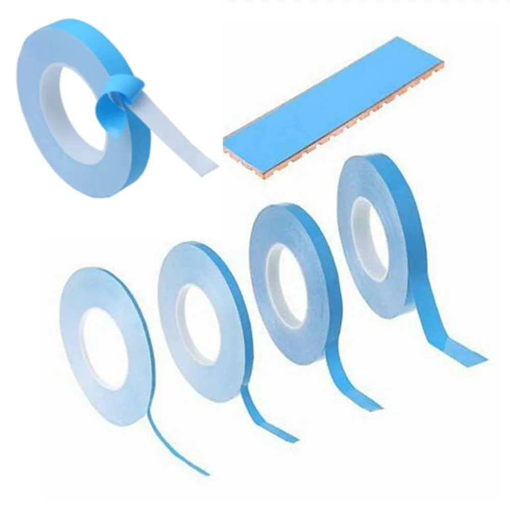 

25meter/Roll 3/5/6/8/10/12mm Width Transfer Tape Double Side Thermal Conductive Adhesive Tape for Chip PCB LED Strip Heatsink