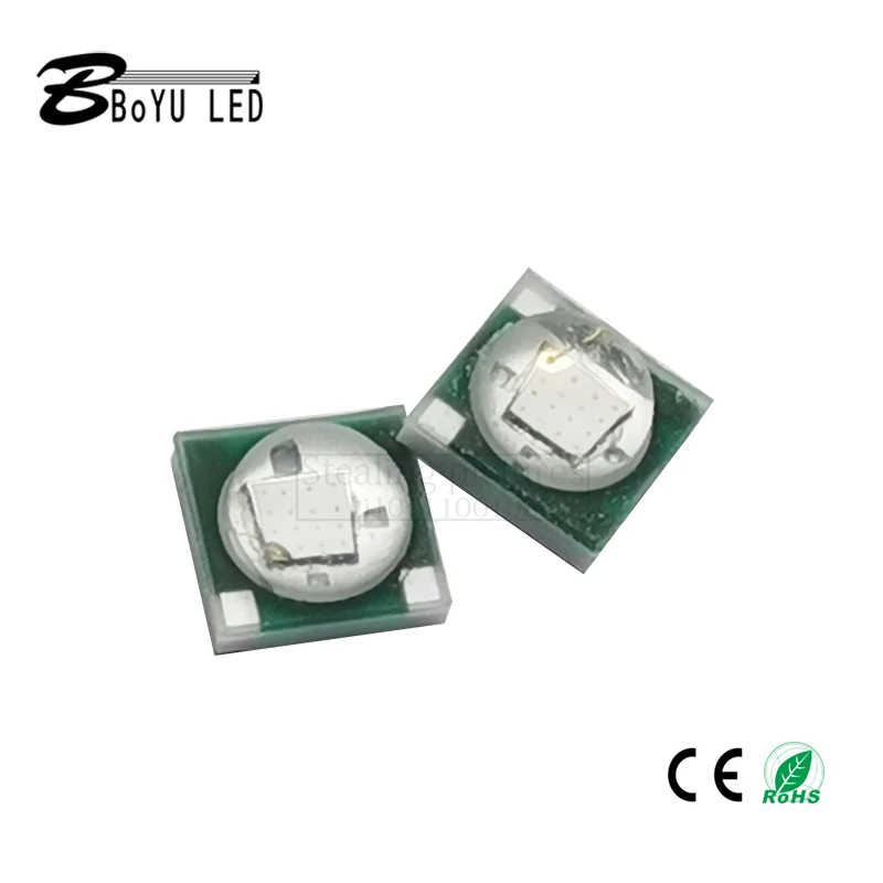 10pcs high power led 3W 3535 430nm ceramic LED lamp beads blue-violet lamp beads plant growth lamp 45mil chip
