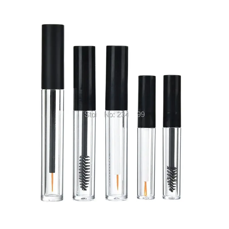 Empty Mascara Tube 1.5ml Plastic Liquid Eye-line Cosmetic Conatainer Transparent Mascara Tube Empty Eyeliner Tube 3.5ml 50pcs