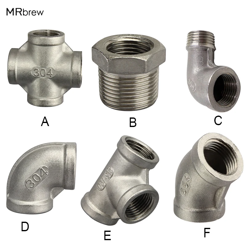 

Пивоваренное пиво 1/4 "NPT соединители 1/2 пищевой стандарт из нержавеющей стали