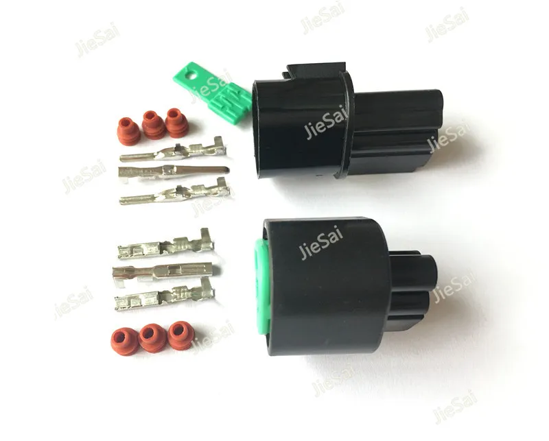 3 Pin KUM PB625-03027 PB621-03020  Female And Male Auto Connector Headlight Socket