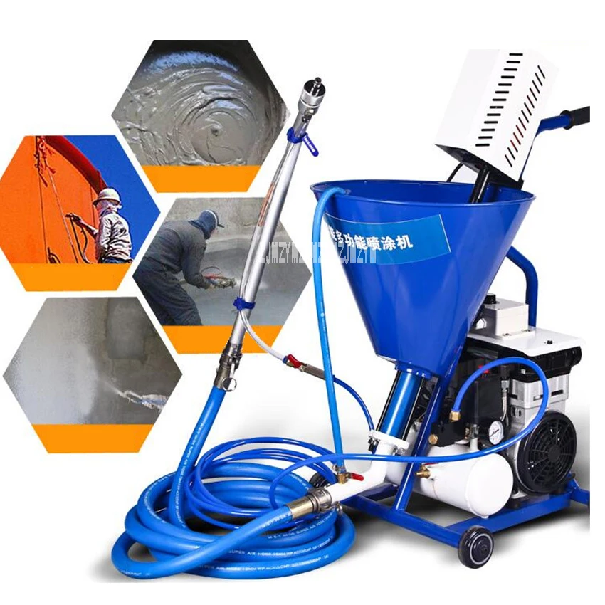 

Multifunctional H11/H12 Spraying Machine Industrial Waterproof Fireproof Coating Putty Spraying Machine 220V 1600W 10L/min 40L