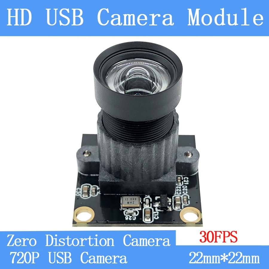 PU`Aimetis HD Mini Surveillance cameras 720P HD Zero Distortion Camera 30FPS MJPEG USB2.0 CCTV camera module Android Linux