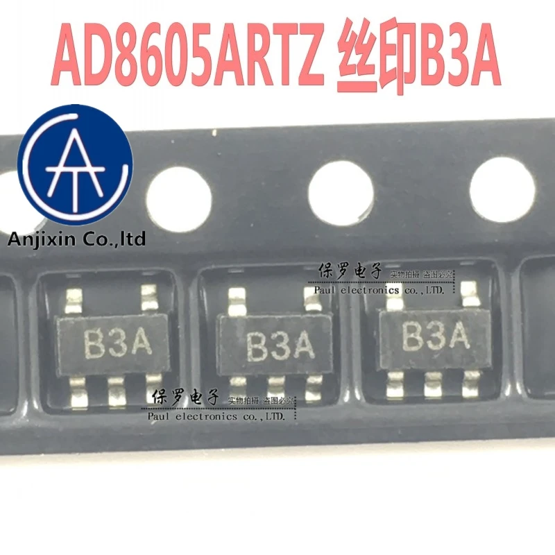 

10pcs 100% orginal and new operational amplifier AD8605ARTZ AD8605 silk screen B3A SOT23-5 in stock