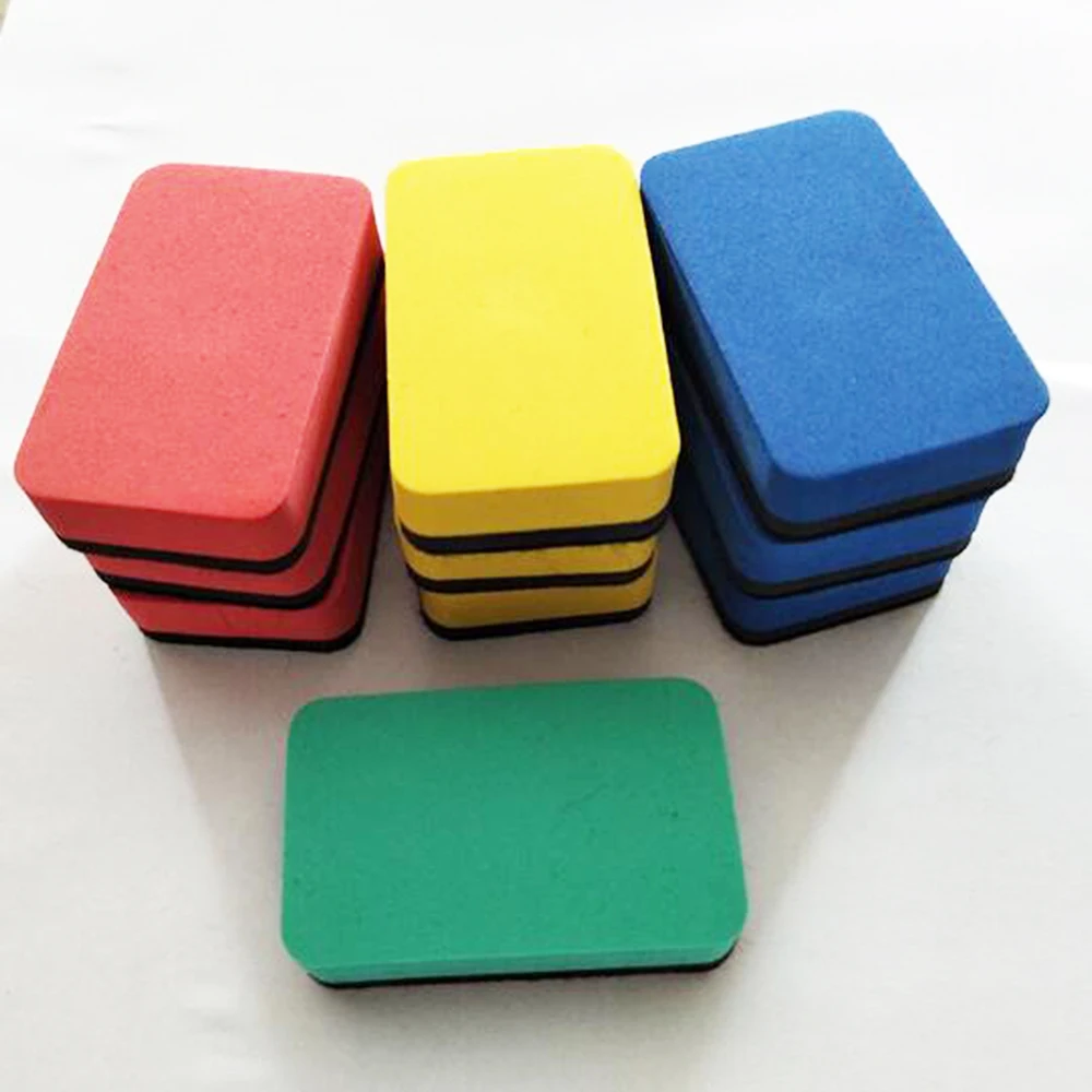 XRHYY 10 Pack Premium Magnetic Whiteboard Brush Dry Eraser Chalkboard Cleaner Board Wiper For Classroom Home Office Suppliers