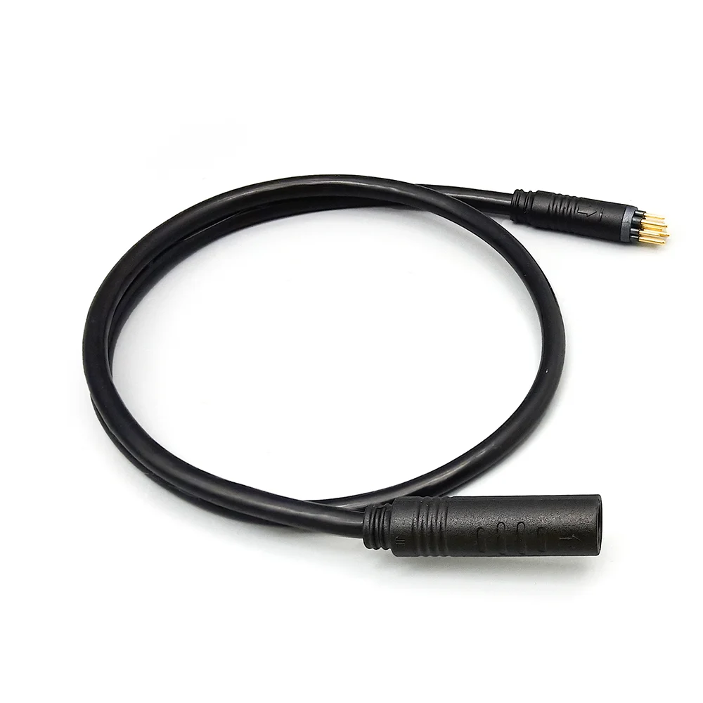 Julet Electric Bicycle Cable Extension 9 Pin Connector Waterproof Plug for Ebike Display Throttle PAS Parts Cable