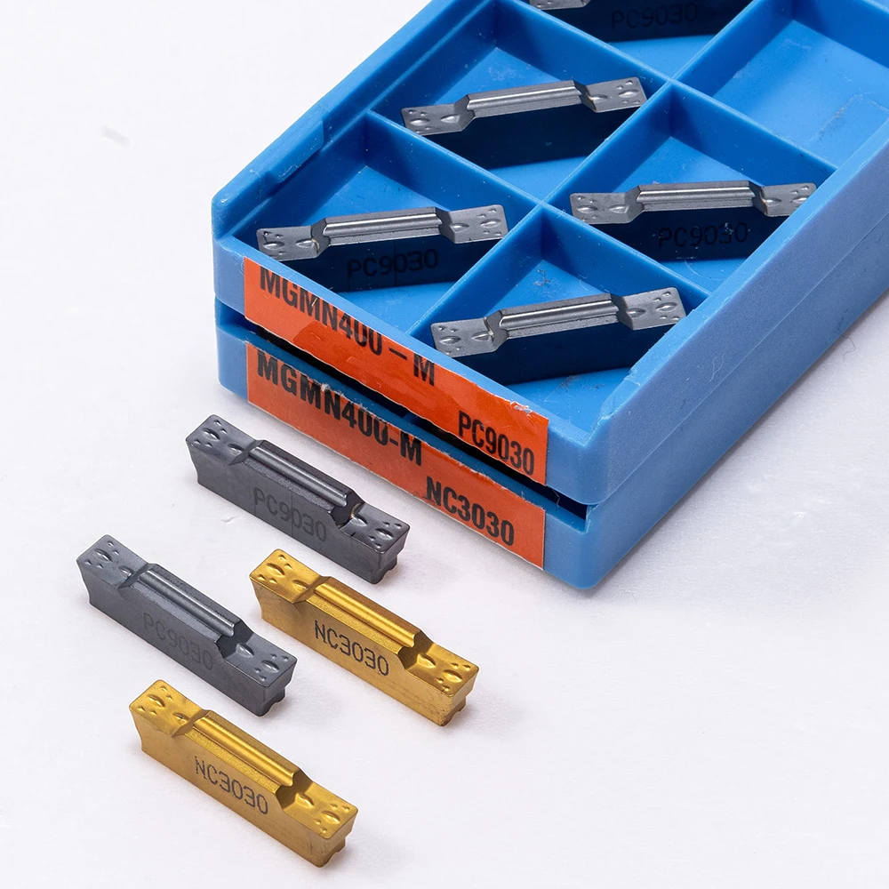 CNC Lathe MGMN400-M NC3020 NC3030 PC9030 Carbide Blade Milling Turning Tool 10 PCS MGMN 400 Cutting Fittings High Quality