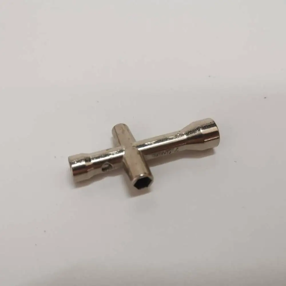 Moersleutelhuls/sleutel geschikt voor M2,M2.5, M4 moer speciaal / M3 koperen pijler