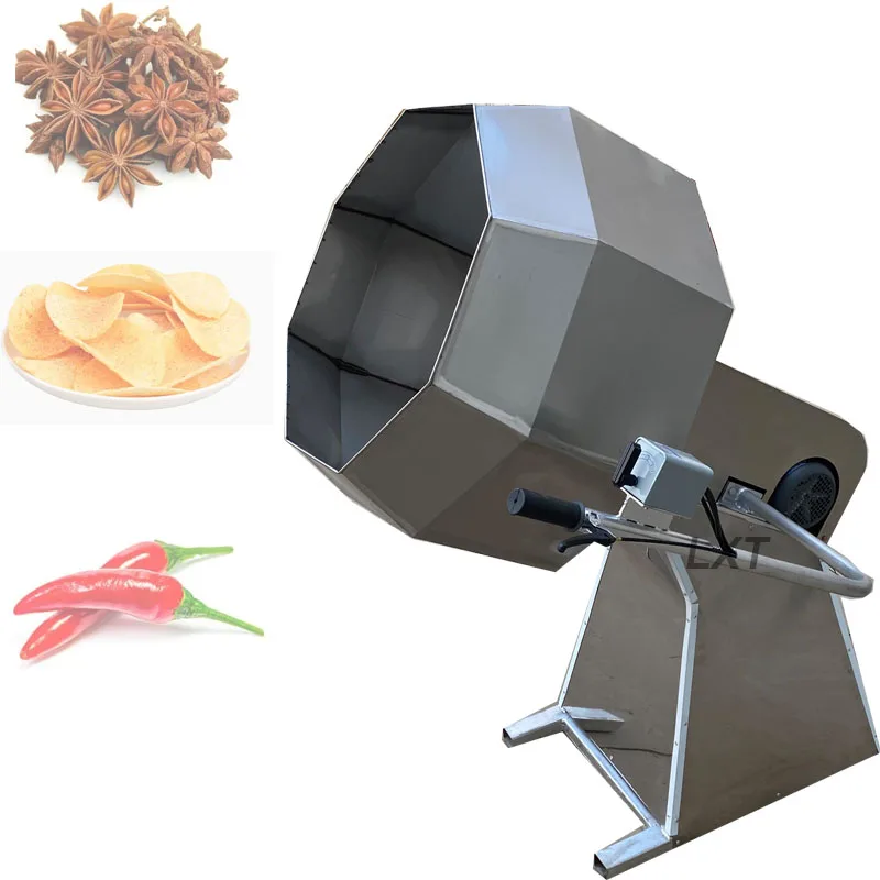 

Small Octagonal Mixer Flavor Blender Commercial Stainless Steel Seasoning Machine Octagon Spice Seasoning Barrel