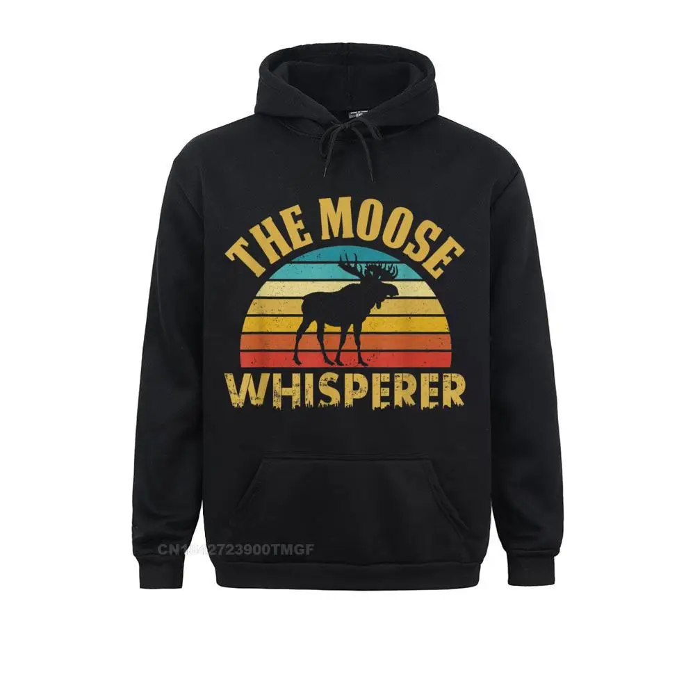 The Moose Whisperer Funny Moose Lover Camper Hoodie Casual Autumn Women Hoodies Sportswears Classic Long Sleeve