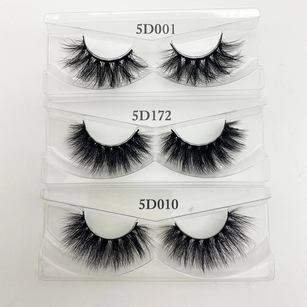 Wholesale Bulk Items Cruelty Free Makeup 5D Wispy Fluffy 3D Mink Hair Natural Long Strip Lashes Fake False Eyelashes Vendors