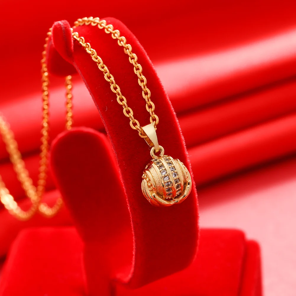 

Gligli Small Necklaces For Women/Girl Gold Color Pendant Thin Chain Jewelry Ladies Festival Gift