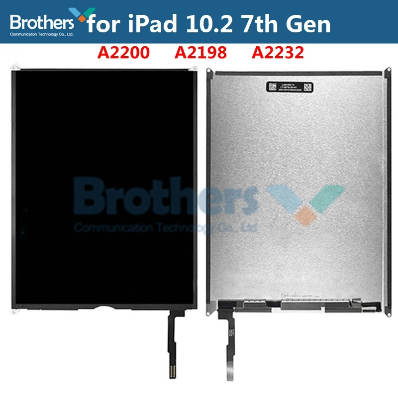 Ban Đầu Màn Hình LCD Dán Kính Cường Lực Cho iPad 7 / 8 10.2 2019 7th Gen A2197 A2198 /8th 2020 a2270 Replacment Màn Hình Trong