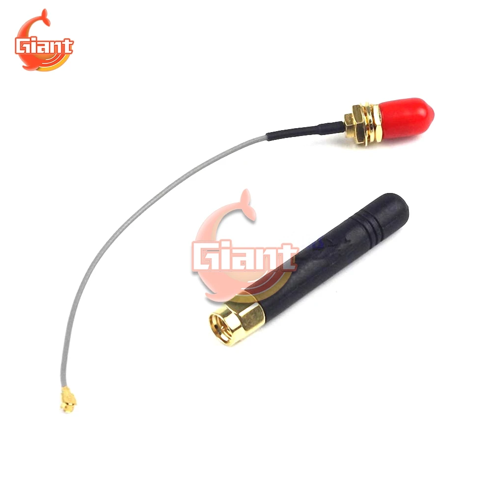 Straight Jack IPEX Antenna Connector RF Pigtail Cable for Board IOT 32u4 II Wifi Lora 32 SIM800L GPRS SIM GSM Wireless Module