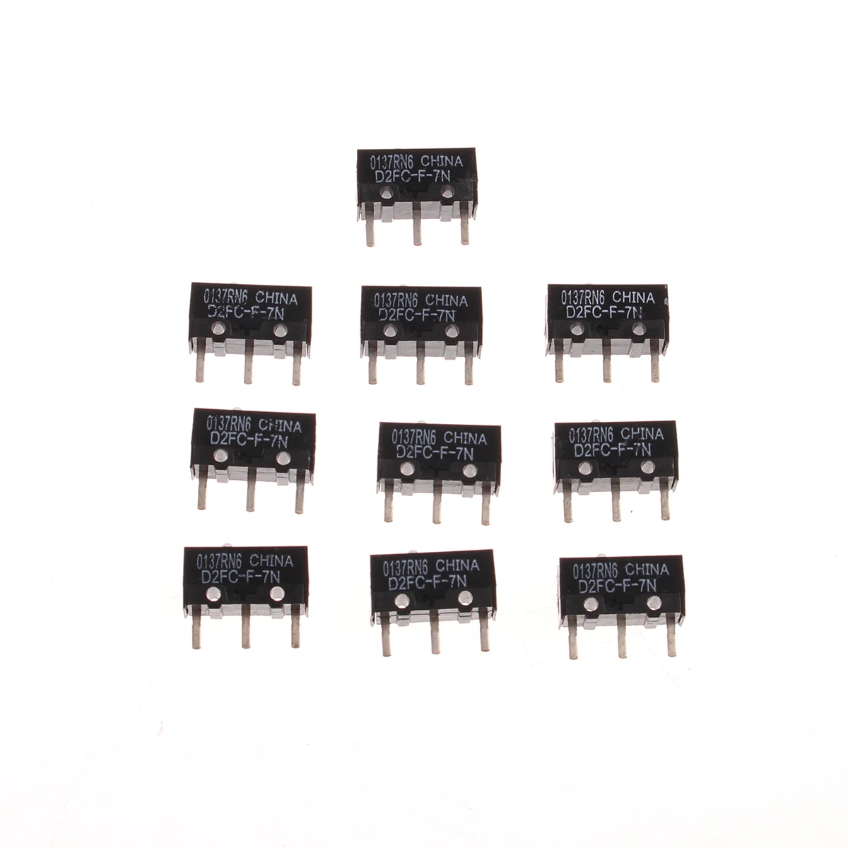 1pc/5pcs/10pcs Micro Switch D2FC-F-7N White Spot for Mouse Button Fretting