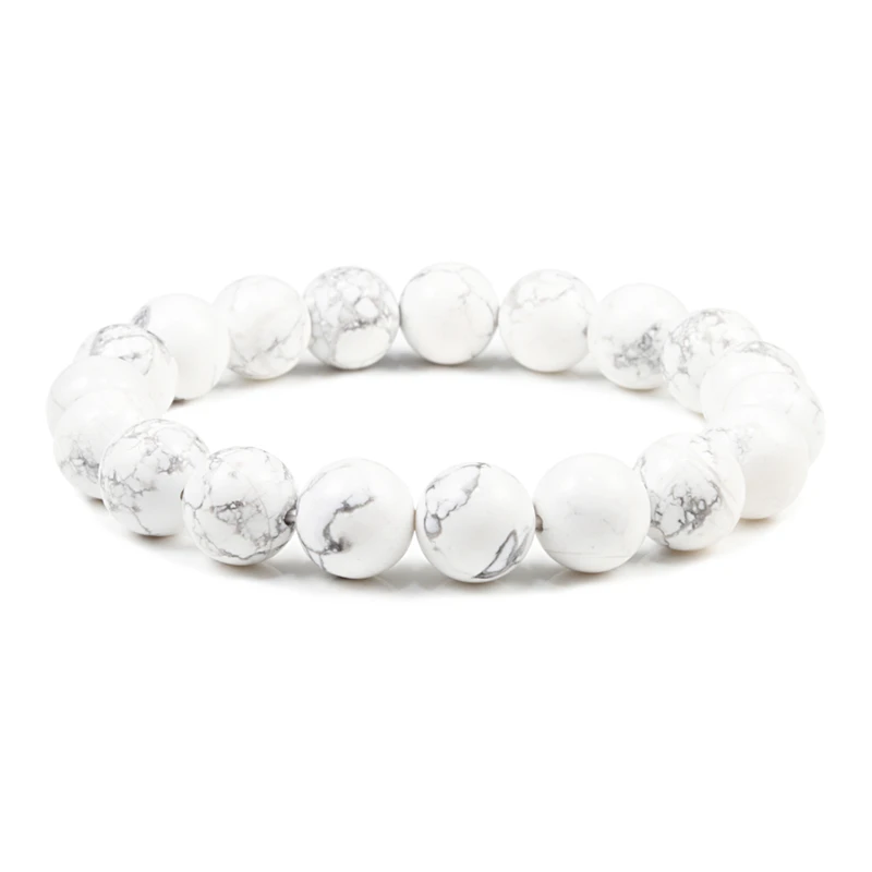 Charm Armband Naturstein Perlen 6/8/10mm Vulkanische Lava Tigerauge Perlen Elastische Armbänder Für Männer Frauen schmuck Pulsera hombre