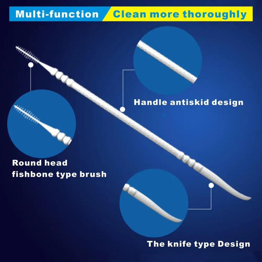 L Shape Push-Pull Interdental Brush Oral Care Teeth Whitening  Tooth Pick Tooth Orthodontic Toothpick Picks Plastic