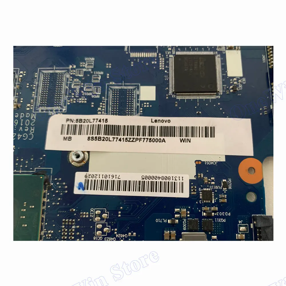 FRU 5B20L77415 5B20L45733 untuk IdeaPad 110-14IBR Lenovo Terintegrasi Motherboard Laptop Asli CG420 NM-A805 NM-A80 CPU N3060U 2G