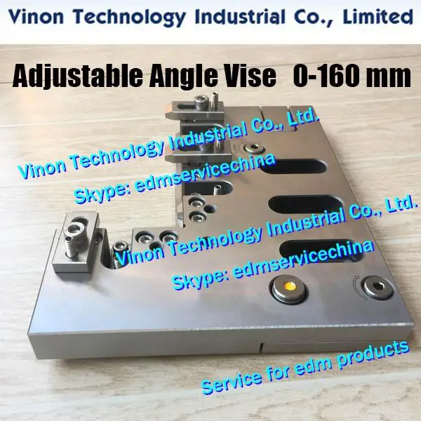 Precision Angle Vise 0-160mm (manual and adjustable) VS27 edm Jig Tools (Rectangular Fine-Tuning) 160mm Square quick clamp wire