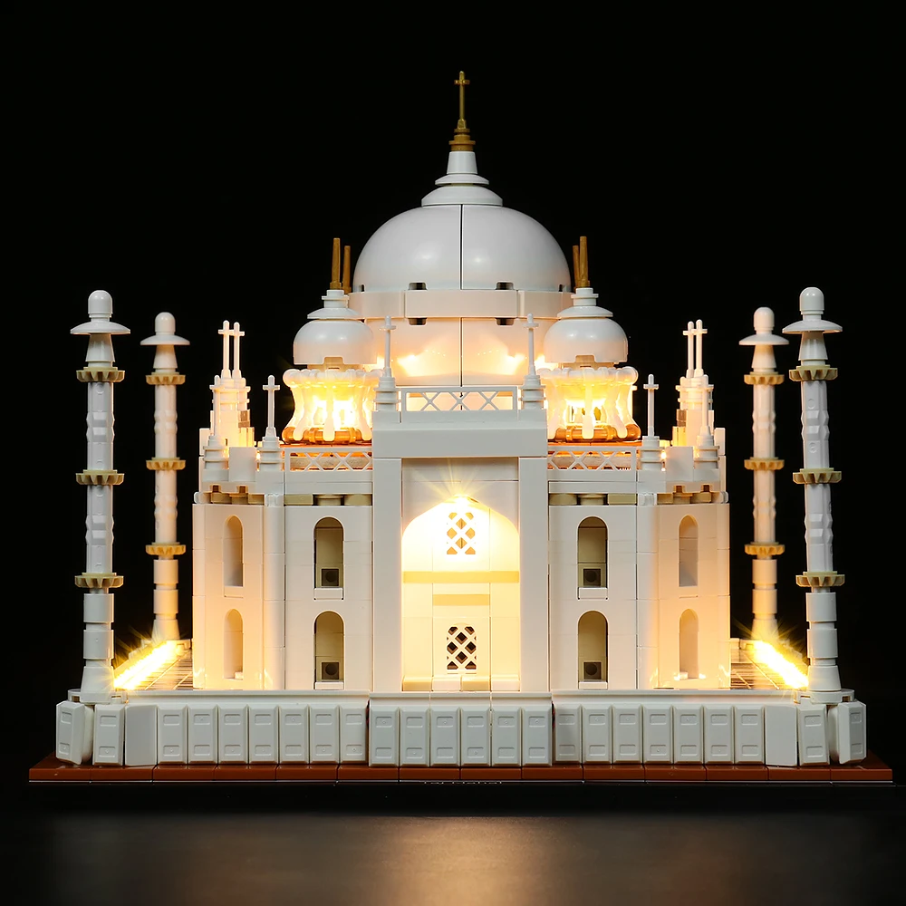 Vonado LED Lighting Set for 21056 Architecture Taj Mahal Kryator Collectible Model Toy Light Kit,Not Included the Building Block