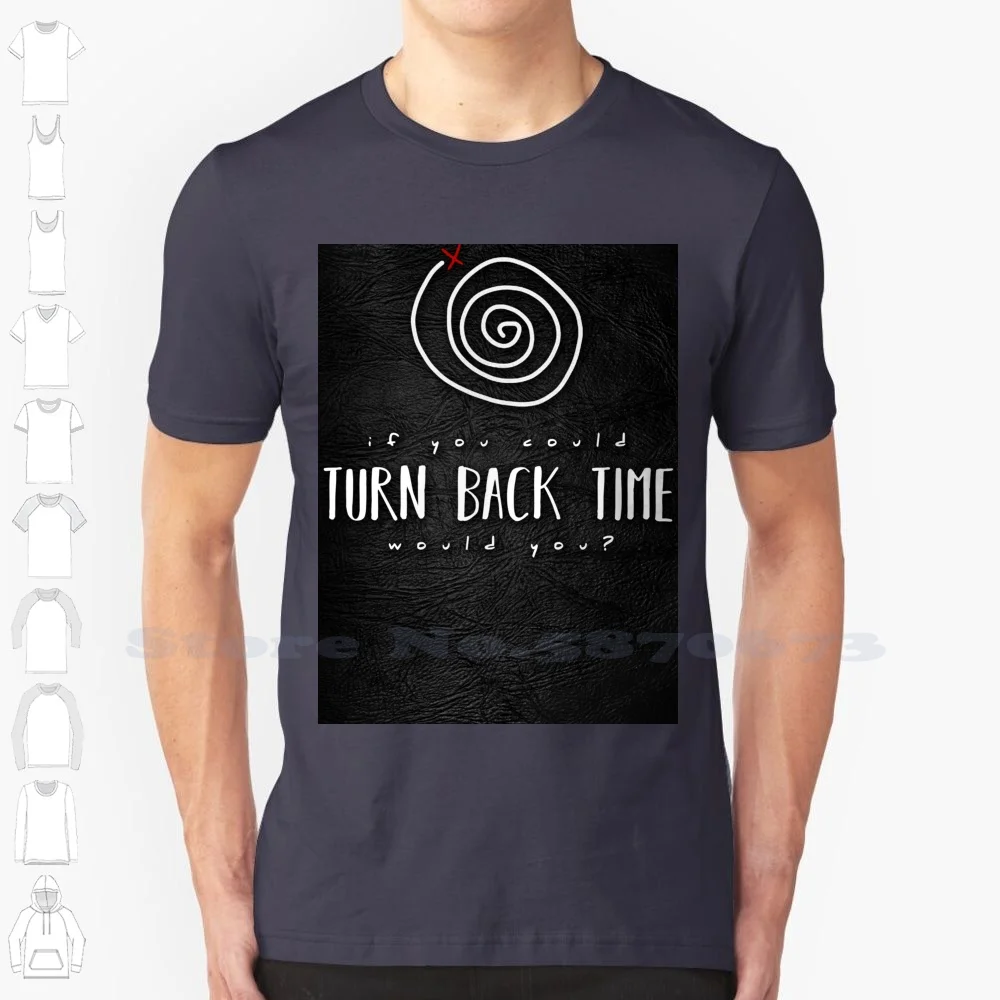 If You Could Turn Time , Would You ? 100% Cotton T-Shirt Life Is Strange Caulfield Bae Bay Rain Shot Tornado