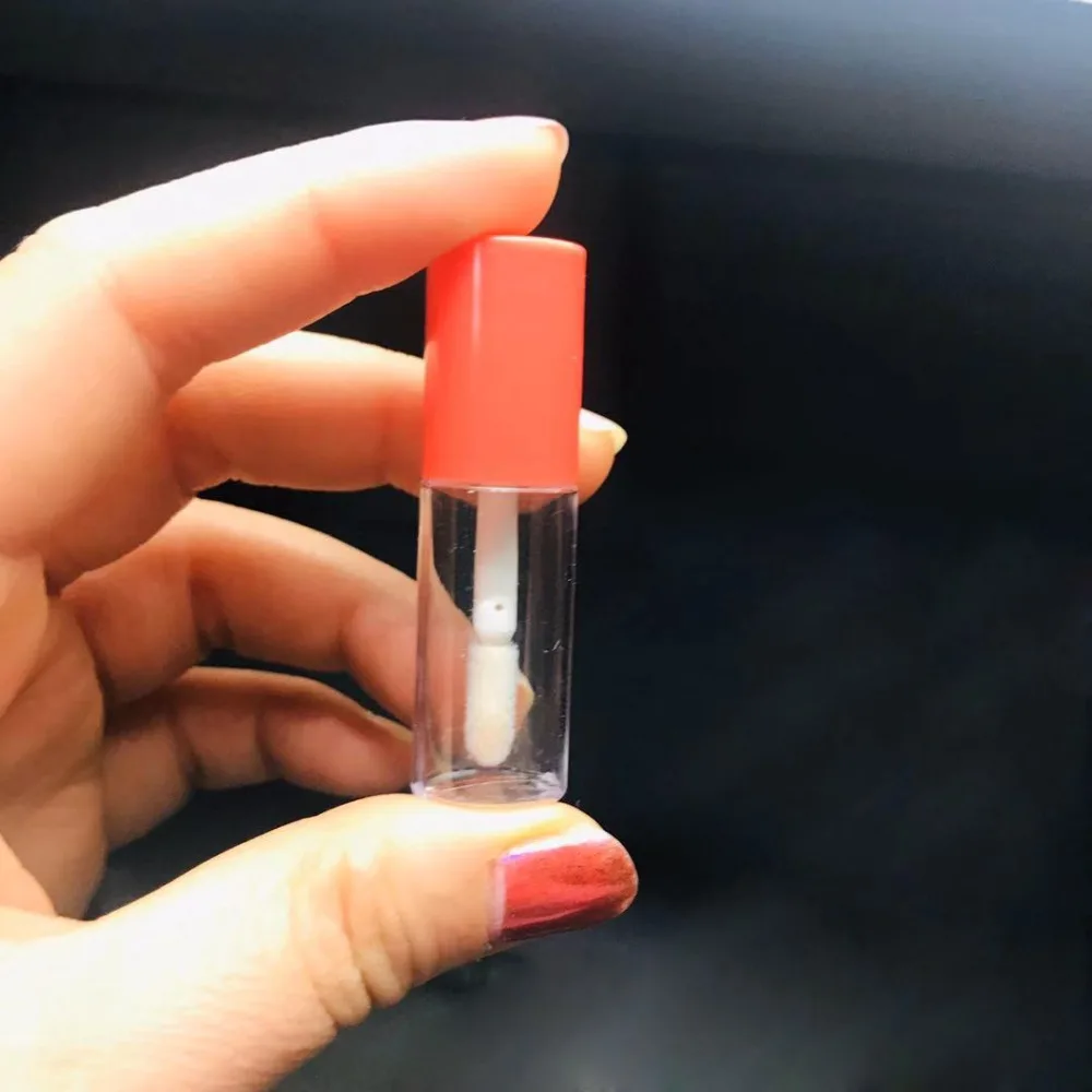 10/50/100 stücke 3ml Leere Lip Gloss Rohre Mini Lipgloss Container Kunststoff Flüssige Lippen balsam DIY tragbare Probe Flasche. – Detail 11