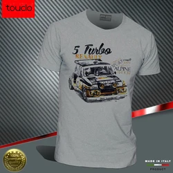 2019 Funny T-Shirt 5 Gt Turbo Alpine Ragnotti Team Diac Rally Legend Unisex Tee