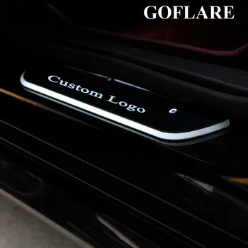 Customized Waterproof Flowing Light LED Door Sill Scuff Plate Panel Accessories For Audi A5 Coupe Quattro 2012-2014 2015 2016