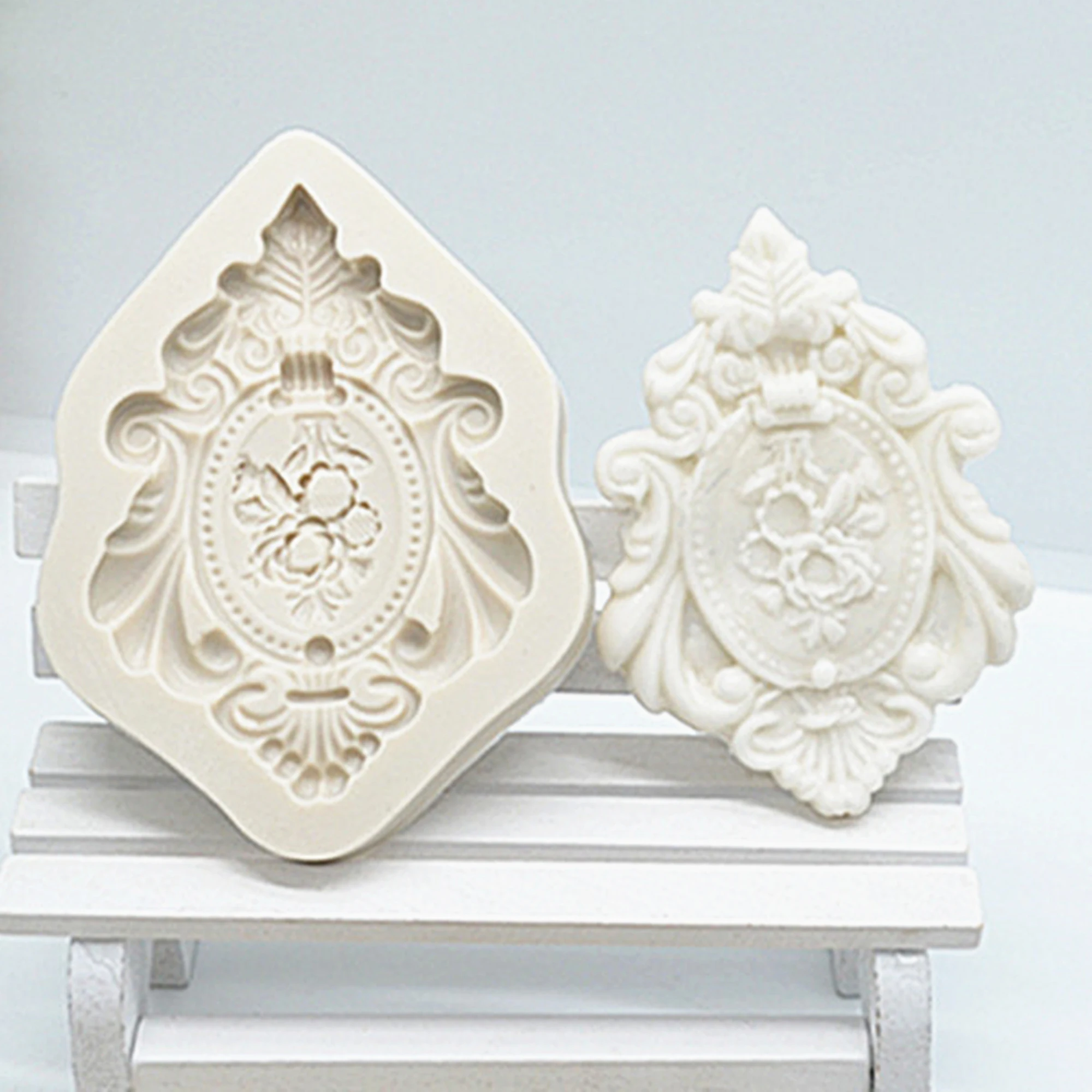 European relief lace mold fondant cake molds chocolate mould for the kitchen baking Silicone Cake Decoration Tools