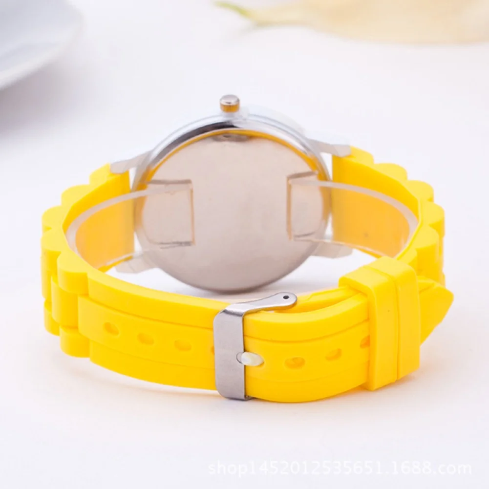 Montre-bracelet numérique à cadran rond pour enfants, montre-bracelet à quartz, pointeur de dessin animé mignon, bracelet en silicone, étudiant, garçon, fille, enfant, mode