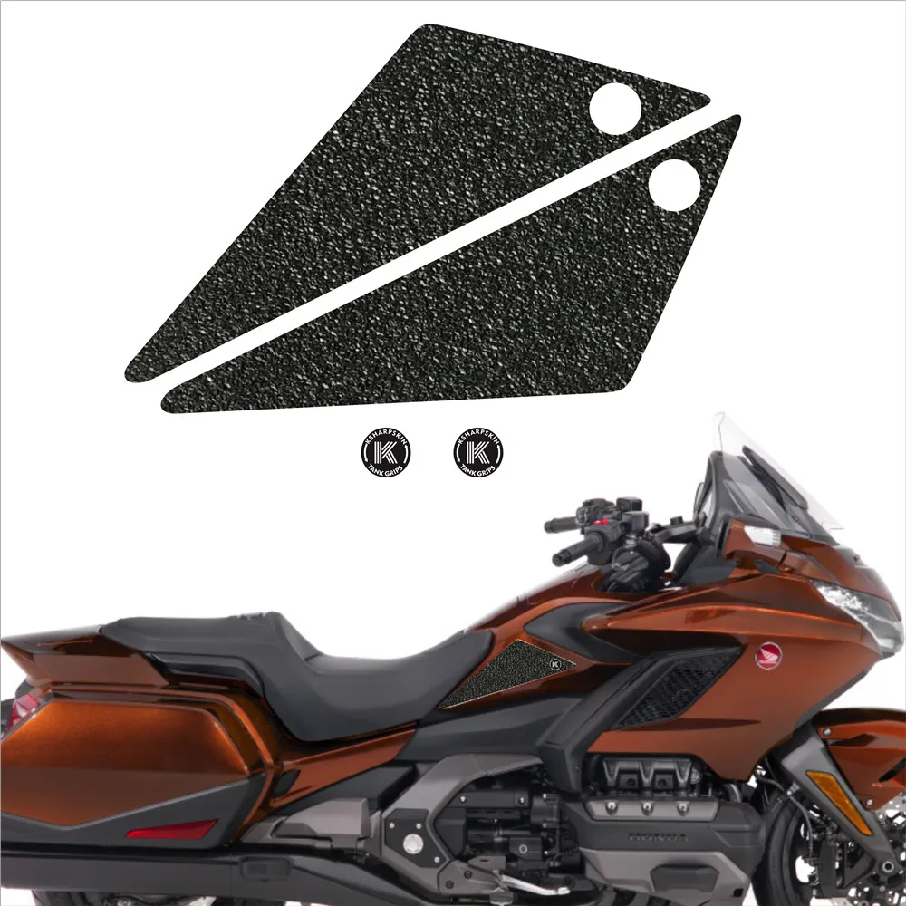 

Motorcycle fuel tank pad tank grip protection sticker KSHARPSKIN knee grip side applique for Honda 2018 GOLD WING TOUR