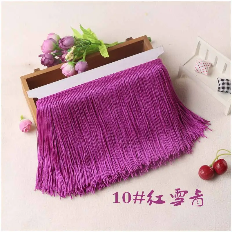 9Yards/lot Satin Tassel Lace for Latin Dance Dress Fashion Fringe for Sewing Curtain