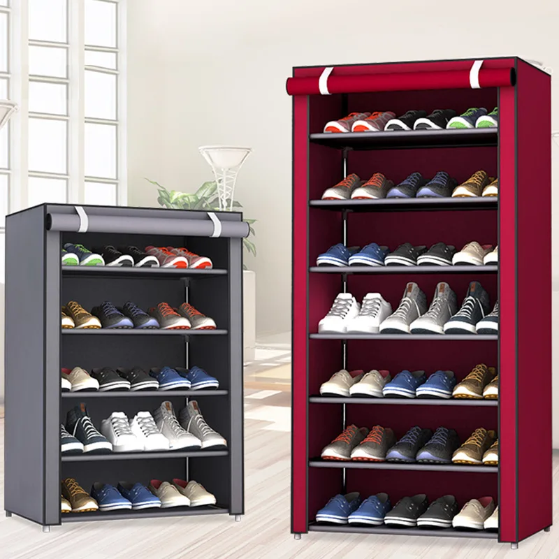 DIY Multi-layer Simple Assembly Shoe Rack Dustproof Storage Shoe Cabinet Household Shoe Rack Dormitory Storage Rack Storage Rack