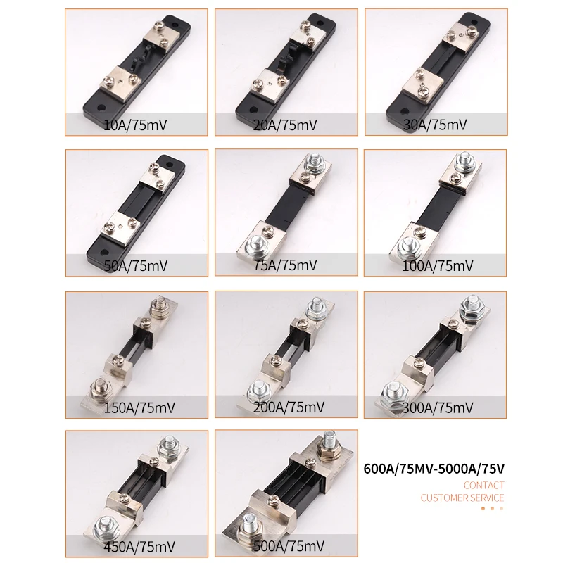 FL-2 External Shunt 10A 15A 20A 25A 30A 50A 75A 100A(75mV)Applicable to digital ammeter amp