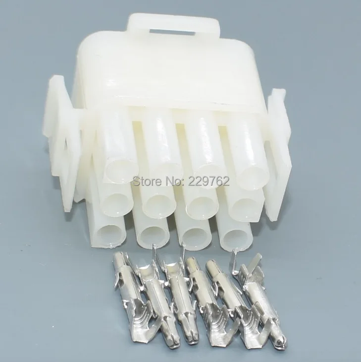 Shhworldsea 12 Pin 2.1mm car Female Male Electrical Wiring Harness Connector Plug For Auto Motorcycle 1-480708-0 350735-1