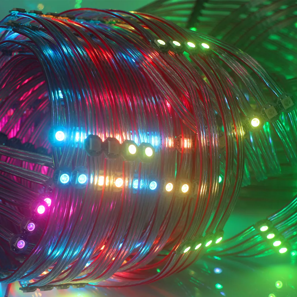 DC5V WS2812B Panel Strip Pre-Soldered Leds LED Module String Addressable Individually 5050 SMD RGB With Heatsink Board